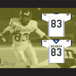 Tariq Woolen 83 Arlington Heights High School Yellow Jackets White Football Jersey 1