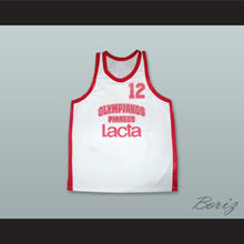 Load image into Gallery viewer, Dragan Tarlac 12 Olympiacos Piraeus BC White Basketball Jersey