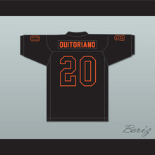 Load image into Gallery viewer, Teagan Quitoriano 20 Sprague High School Olympians Black Football Jersey 2