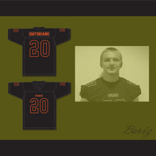 Load image into Gallery viewer, Teagan Quitoriano 20 Sprague High School Olympians Black Football Jersey 2