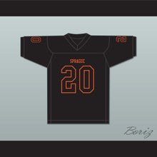 Load image into Gallery viewer, Teagan Quitoriano 20 Sprague High School Olympians Black Football Jersey 1