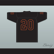 Load image into Gallery viewer, Teagan Quitoriano 20 Sprague High School Olympians Black Football Jersey 1