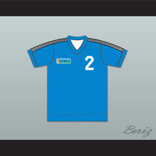 Team Hawaii Light Blue Football Soccer Jersey