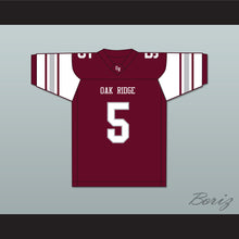 Load image into Gallery viewer, Tee Higgins 5 Oak Ridge High School Wildcats Maroon Football Jersey 2