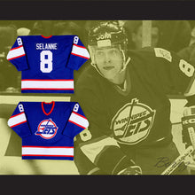 Load image into Gallery viewer, Teemu Selanne 8 Winnipeg Jets Hockey Jersey