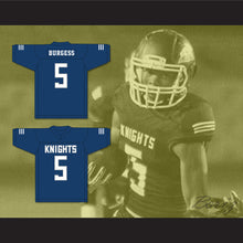 Load image into Gallery viewer, Terrell Burgess 5 San Marcos High School Knights Navy Blue Football Jersey