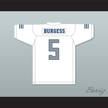 Load image into Gallery viewer, Terrell Burgess 5 San Marcos High School Knights White Football Jersey 1