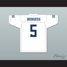 Load image into Gallery viewer, Terrell Burgess 5 San Marcos High School Knights White Football Jersey 2