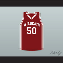 Load image into Gallery viewer, Terrell Owens 50 Benjamin Russell High School Wildcats Maroon Basketball Jersey