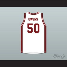 Load image into Gallery viewer, Terrell Owens 50 Benjamin Russell High School Wildcats White Basketball Jersey