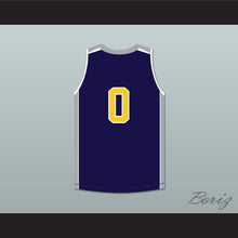 Load image into Gallery viewer, Terron Forte 0 Liberty High School Dark Blue Basketball Jersey Amateur