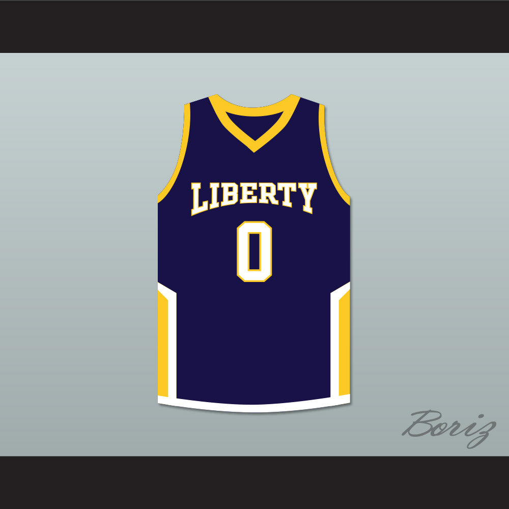 Terron Forte 0 Liberty Dark Blue Basketball Jersey Amateur