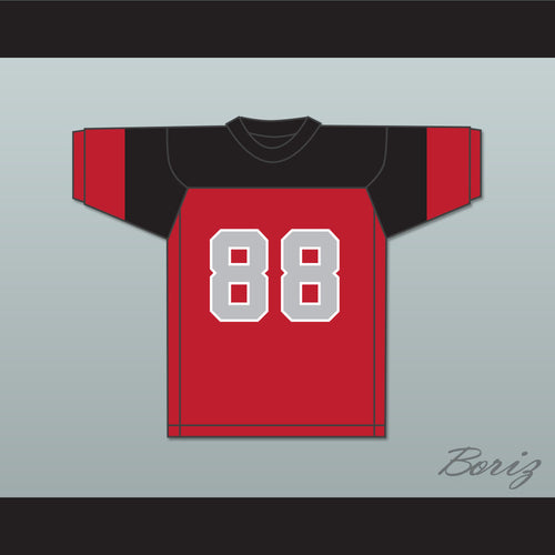 Terry Stankus 88 Blackfoot High School Red Football Jersey 2