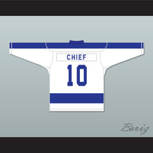 Load image into Gallery viewer, The Chief 10 Toronto Bay Leaves White Hockey Jersey SCTV Power Play