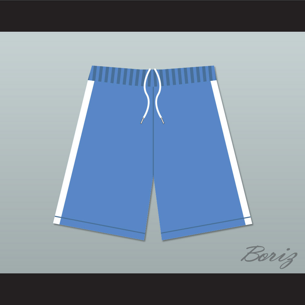 The East Coast Jets Light Blue Male Cheerleader Shorts