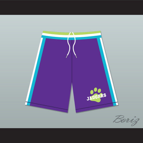 The Jaguars Purple Male Cheerleader Shorts