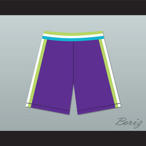 The Jaguars Purple Male Cheerleader Shorts