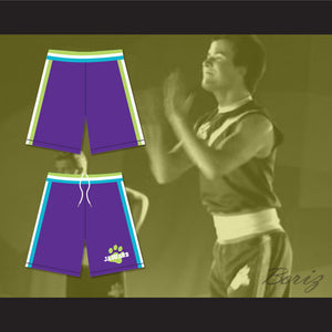 The Jaguars Purple Male Cheerleader Shorts