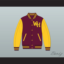 Load image into Gallery viewer, The Society West Ham High School Centurions Maroon and Gold Varsity Letterman Jacket-Style Sweatshirt