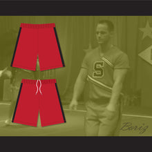 Load image into Gallery viewer, The West Coast Sharks Red Male Cheerleader Shorts