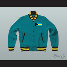 Load image into Gallery viewer, The Bahamas Varsity Letterman Jacket-Style Sweatshirt