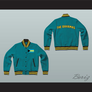 The Bahamas Varsity Letterman Jacket-Style Sweatshirt