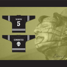 Load image into Gallery viewer, The Doctor 5 Cenobites Black Hockey Jersey Hellraiser Series