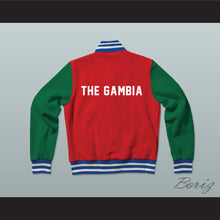 Load image into Gallery viewer, The Gambia Varsity Letterman Jacket-Style Sweatshirt
