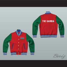 Load image into Gallery viewer, The Gambia Varsity Letterman Jacket-Style Sweatshirt