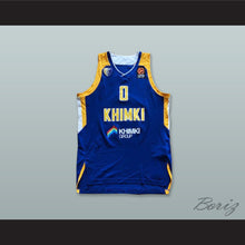 Load image into Gallery viewer, Thomas Robinson 0 BC Khimki Moscow Russia Blue Basketball Jersey