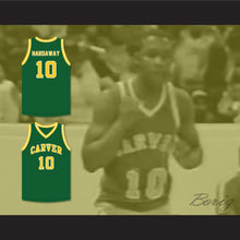 Load image into Gallery viewer, Tim Hardaway 10 Carver Military Academy Challengers Green Basketball Jersey 1