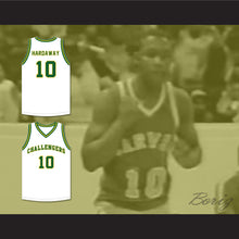Load image into Gallery viewer, Tim Hardaway 10 Carver Military Academy Challengers White Basketball Jersey