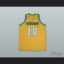 Load image into Gallery viewer, Tim Hardaway 10 Carver Military Academy Challengers Yellow Gold Basketball Jersey 3