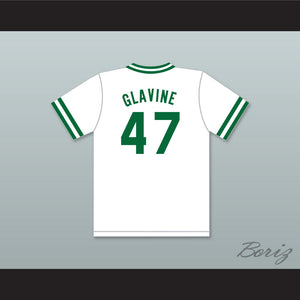 Tom Glavine 47 Billerica Memorial High School Indians White Baseball Jersey 2