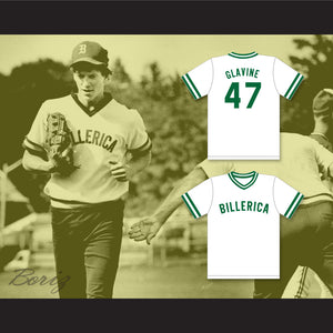 Tom Glavine 47 Billerica Memorial High School Indians White Baseball Jersey 2
