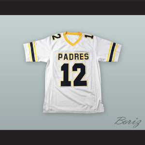 Tom Brady 12 Junipero Serra Padres High School White Football Jersey