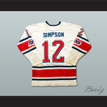 Load image into Gallery viewer, Tom Simpson 12 Toronto Toros Hockey Jersey