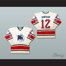 Load image into Gallery viewer, Tom Simpson 12 Toronto Toros Hockey Jersey