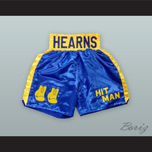 Load image into Gallery viewer, Tommy &#39;The Hitman&#39; Hearns Blue Boxing Shorts