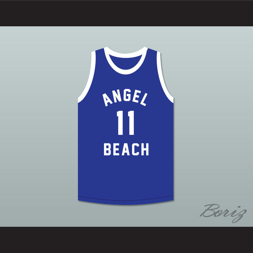 Tommy Turner 11 Angel Beach Gators Blue Basketball Jersey Porky's Revenge