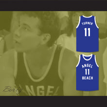 Load image into Gallery viewer, Tommy Turner 11 Angel Beach Gators Blue Basketball Jersey Porky&#39;s Revenge