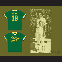 Load image into Gallery viewer, Tony Gwynn 19 Long Beach Polytechnic High School Jackrabbits Green Baseball Jersey 2