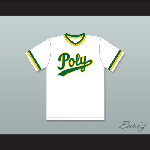 Tony Gwynn 19 Long Beach Polytechnic High School Jackrabbits White Baseball Jersey 2