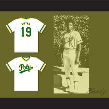 Load image into Gallery viewer, Tony Gwynn 19 Long Beach Polytechnic High School Jackrabbits White Baseball Jersey 2