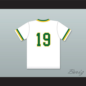 Tony Gwynn 19 Long Beach Polytechnic High School Jackrabbits White Baseball Jersey 1