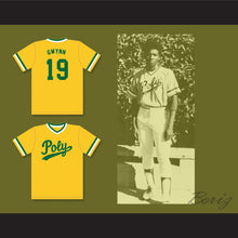Load image into Gallery viewer, Tony Gwynn 19 Long Beach Polytechnic High School Jackrabbits Yellow Baseball Jersey 2