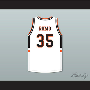Tony Romo 35 Burlington High School White Basketball Jersey