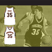 Load image into Gallery viewer, Tony Romo 35 Burlington High School White Basketball Jersey