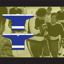 Load image into Gallery viewer, Toronto Bay Leaves Practice Blue Hockey Jersey SCTV Power Play