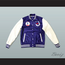Load image into Gallery viewer, WHA Toronto Toros Blue and White Lab Leather Varsity Letterman Jacket 1